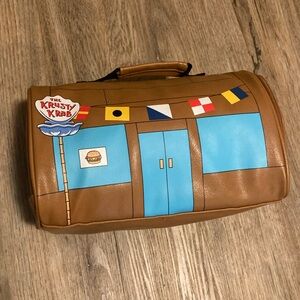 SpongeBob Square Pants Krusty Krab Insulated Lunch Bag / Box Nickalodeon 2020